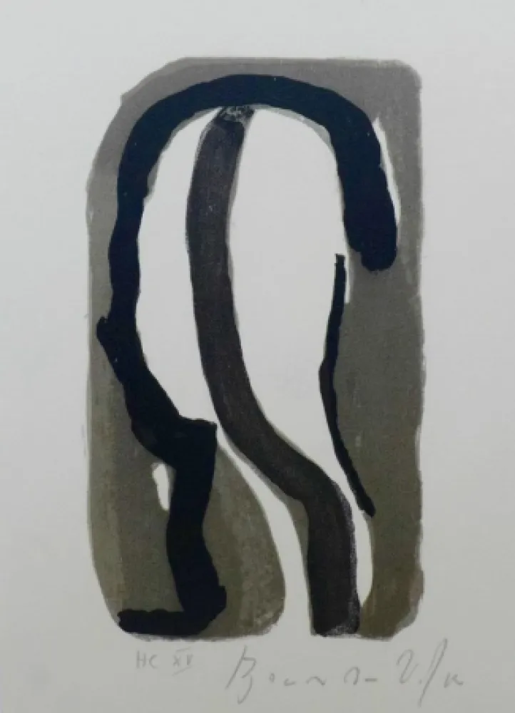 石版画 Van Velde - Pour La folie du jour