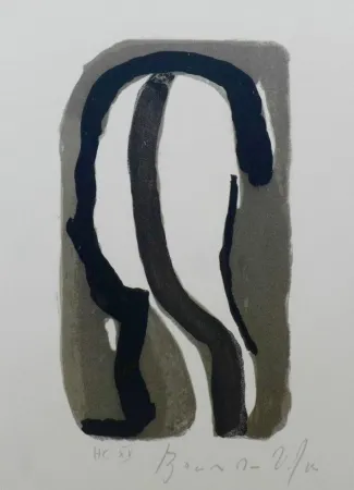 石版画 Van Velde - Pour La folie du jour