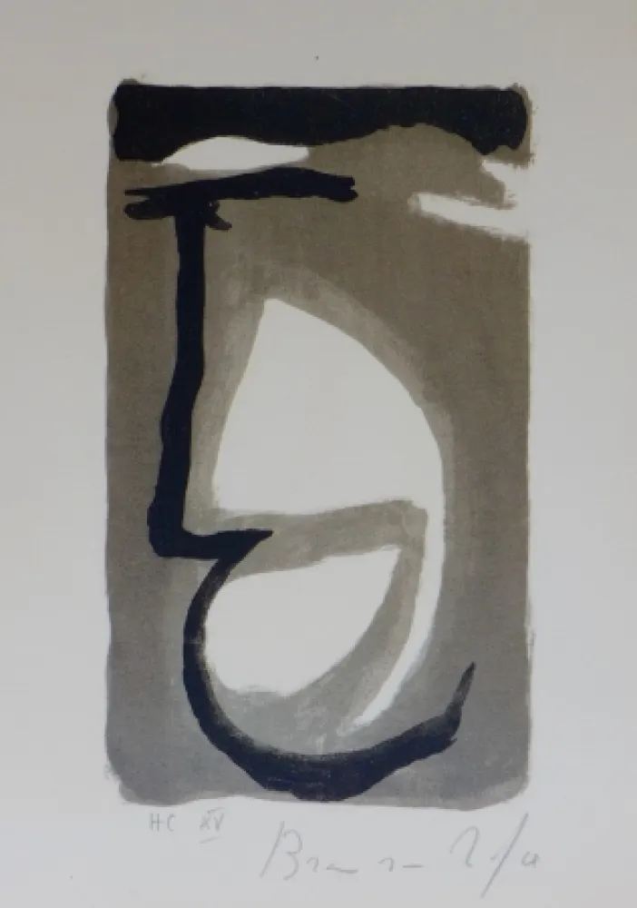 石版画 Van Velde - Pour La folie du jour