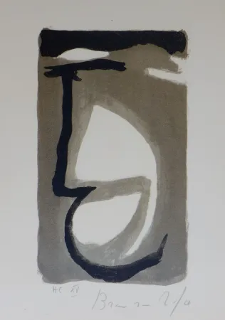 石版画 Van Velde - Pour La folie du jour