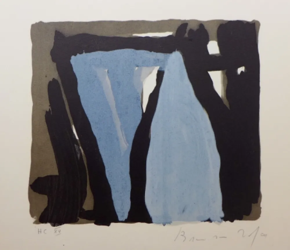 石版画 Van Velde - Pour La folie du jour