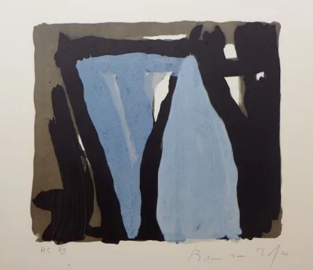 石版画 Van Velde - Pour La folie du jour