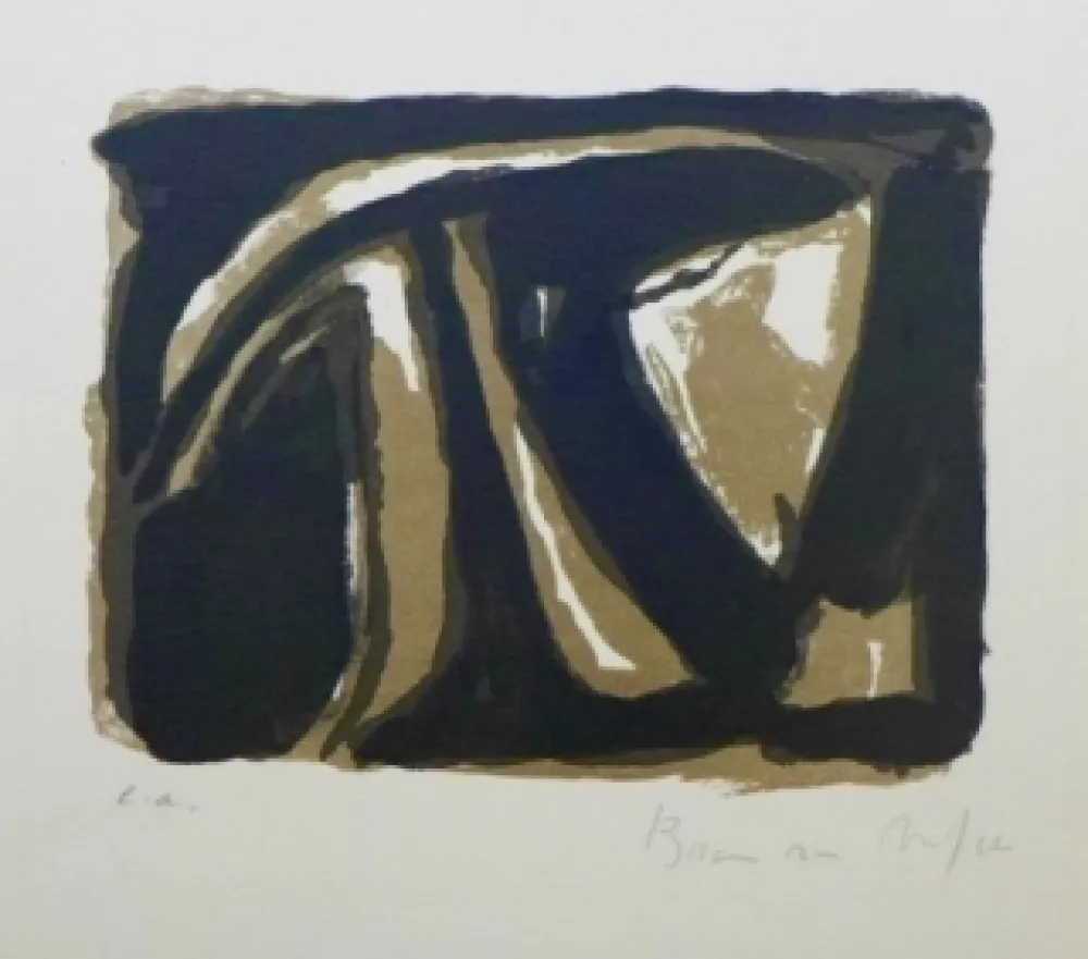 石版画 Van Velde - Pour la Revue de Belles-Lettres