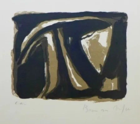 石版画 Van Velde - Pour la Revue de Belles-Lettres