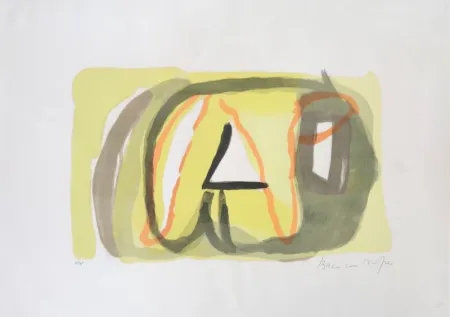 石版画 Van Velde - Sans Titre 