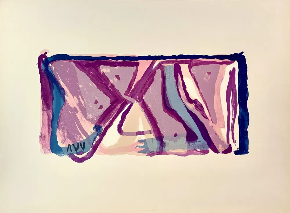 石版画 Van Velde - Sans Titre