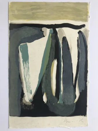 石版画 Van Velde - Sans titre