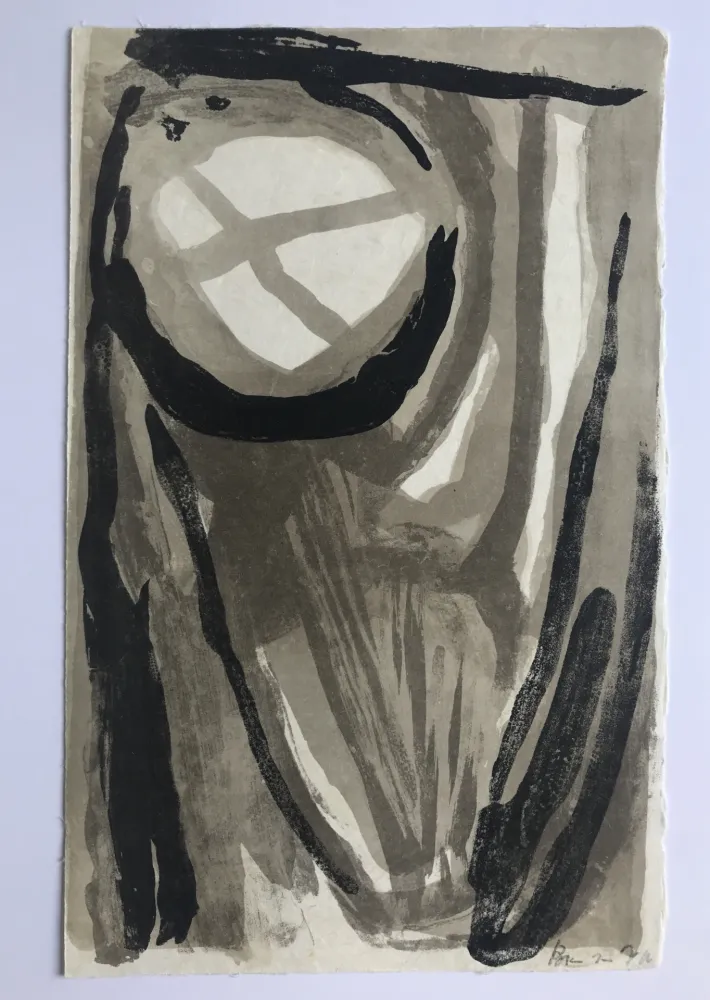 石版画 Van Velde - Sans titre