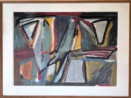 石版画 Van Velde - Sans titre 