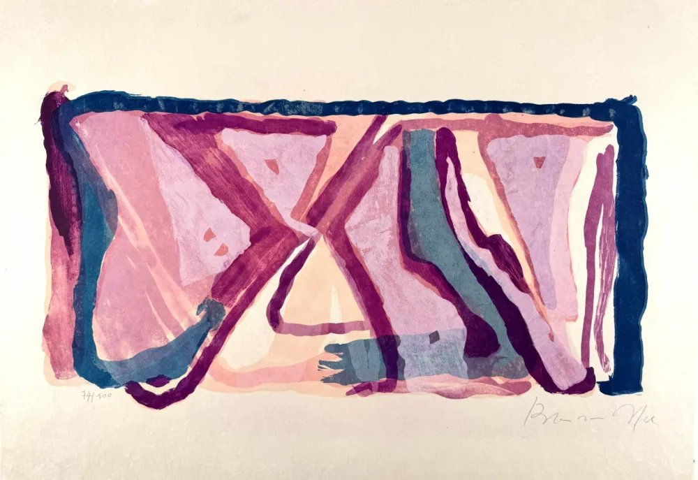 石版画 Van Velde - Sans titre 