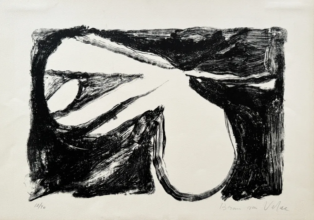 石版画 Van Velde - Sans titre, 1965