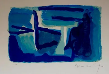 石版画 Van Velde - Sans titre