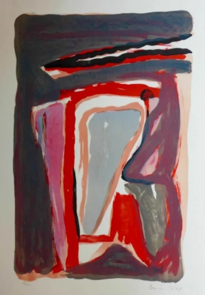 石版画 Van Velde - Sans titre