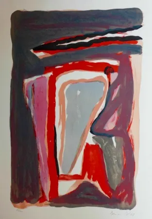 石版画 Van Velde - Sans titre