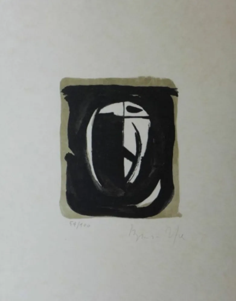 石版画 Van Velde - Sans titre