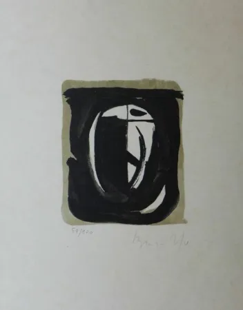 石版画 Van Velde - Sans titre