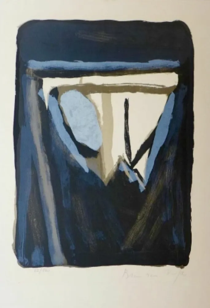 石版画 Van Velde - Sans titre