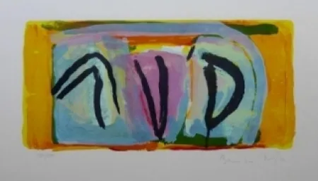 石版画 Van Velde - Sans titre