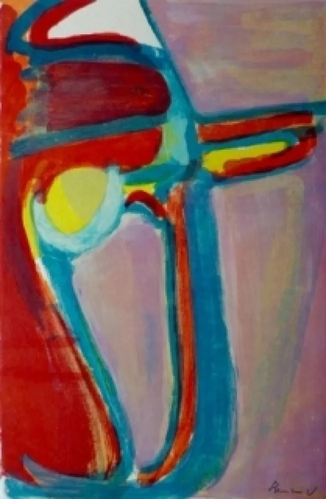 石版画 Van Velde - Sans titre