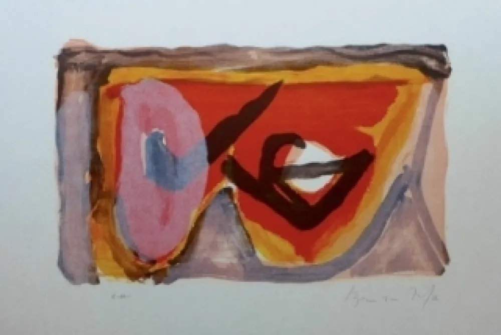 石版画 Van Velde - Sans titre