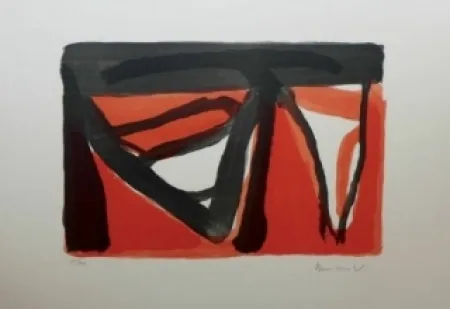 石版画 Van Velde - Sans titre