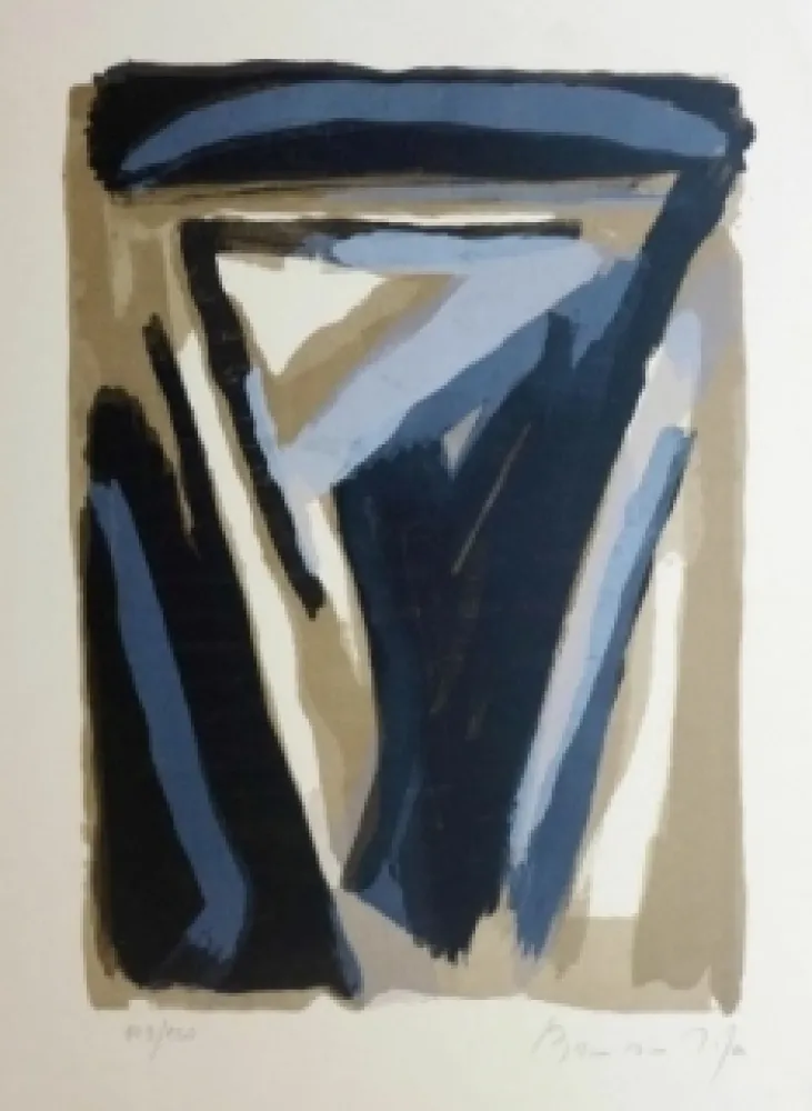 石版画 Van Velde - Sans titre