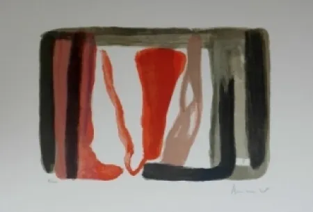 石版画 Van Velde - Sans titre