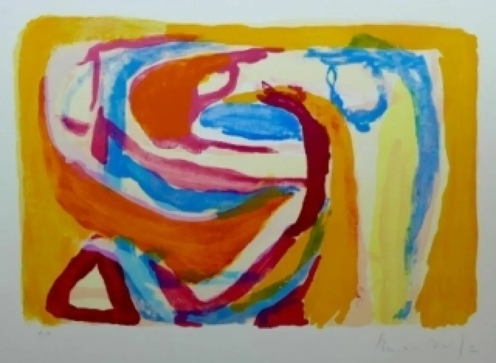 石版画 Van Velde - Sans titre