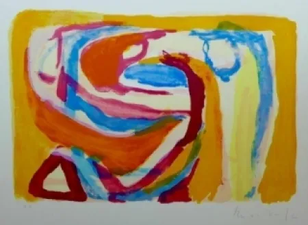 石版画 Van Velde - Sans titre