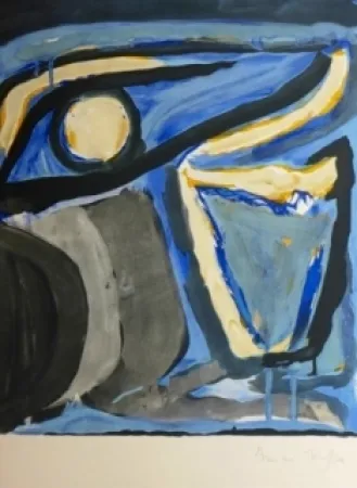 石版画 Van Velde - Sans titre