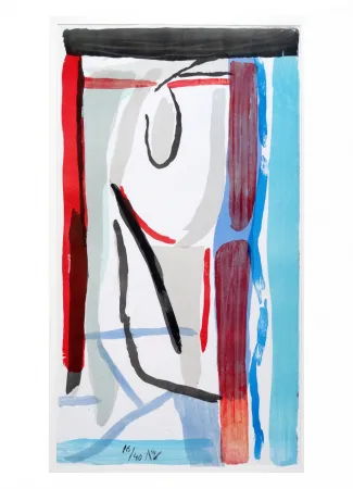 石版画 Van Velde - Sans titre