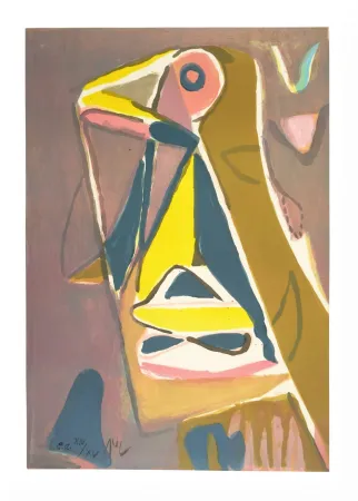 石版画 Van Velde - Sans titre