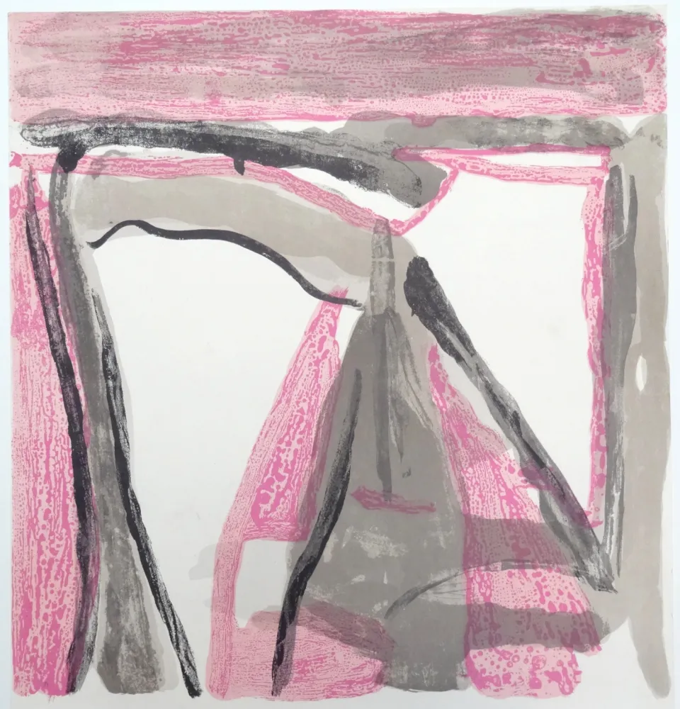 石版画 Van Velde - Sans titre