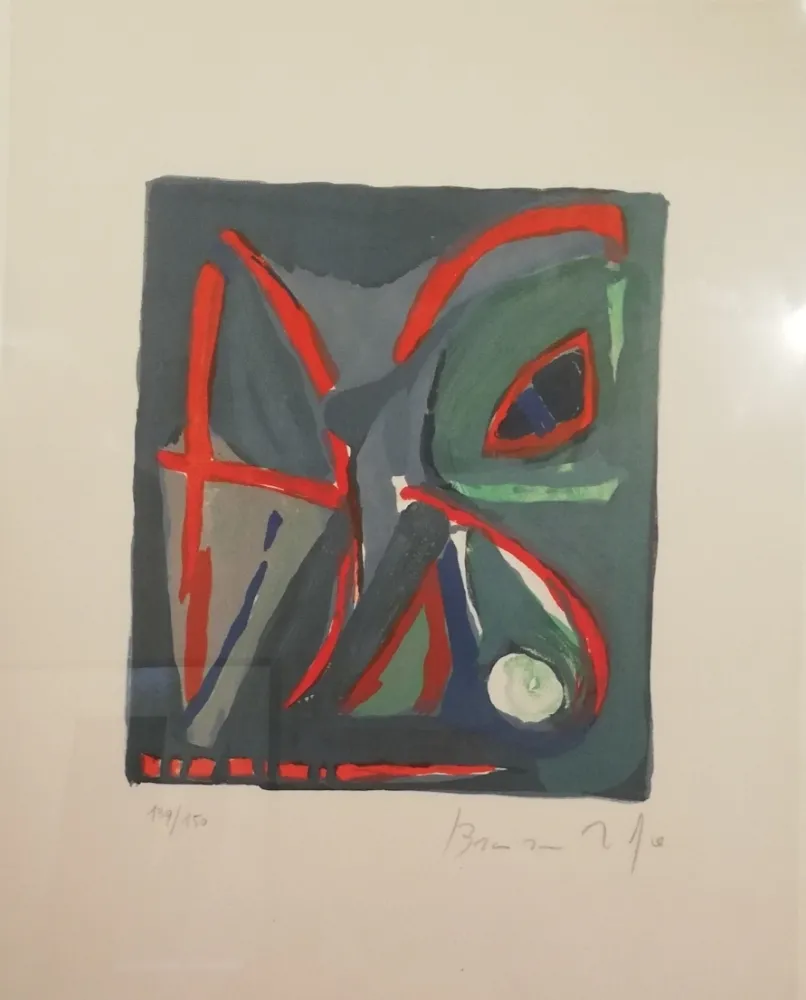 石版画 Van Velde - Sans titre