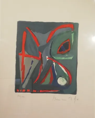 石版画 Van Velde - Sans titre