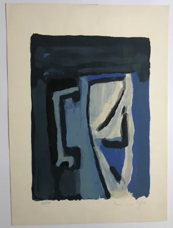 石版画 Van Velde - Sans titre (MP 111)