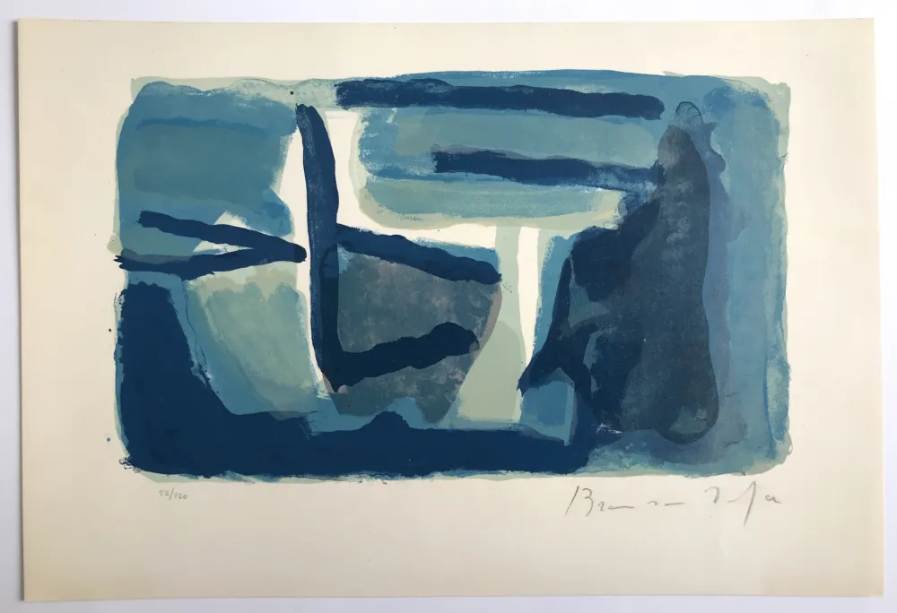 石版画 Van Velde - Sans titre (MP 127)