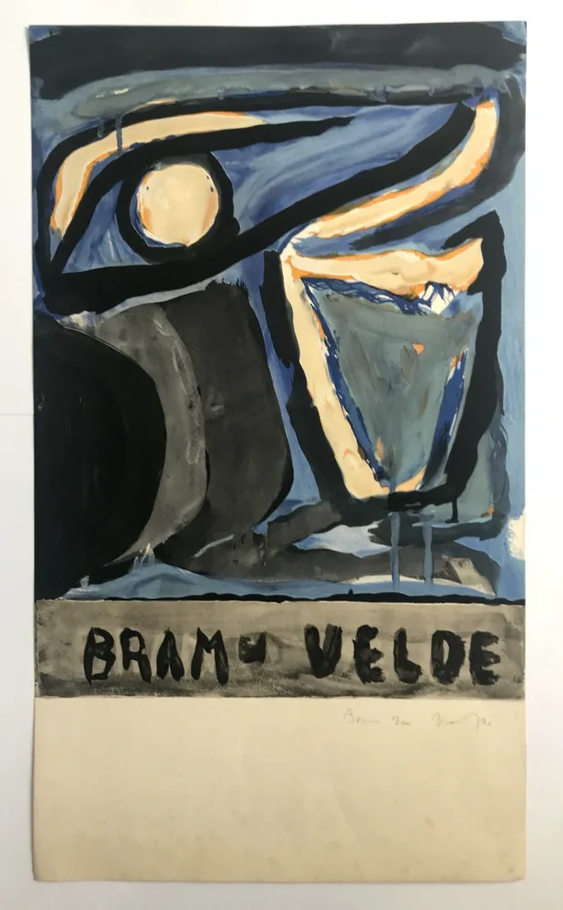 石版画 Van Velde - Sans titre (MP 65)