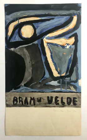 石版画 Van Velde - Sans titre (MP 65)