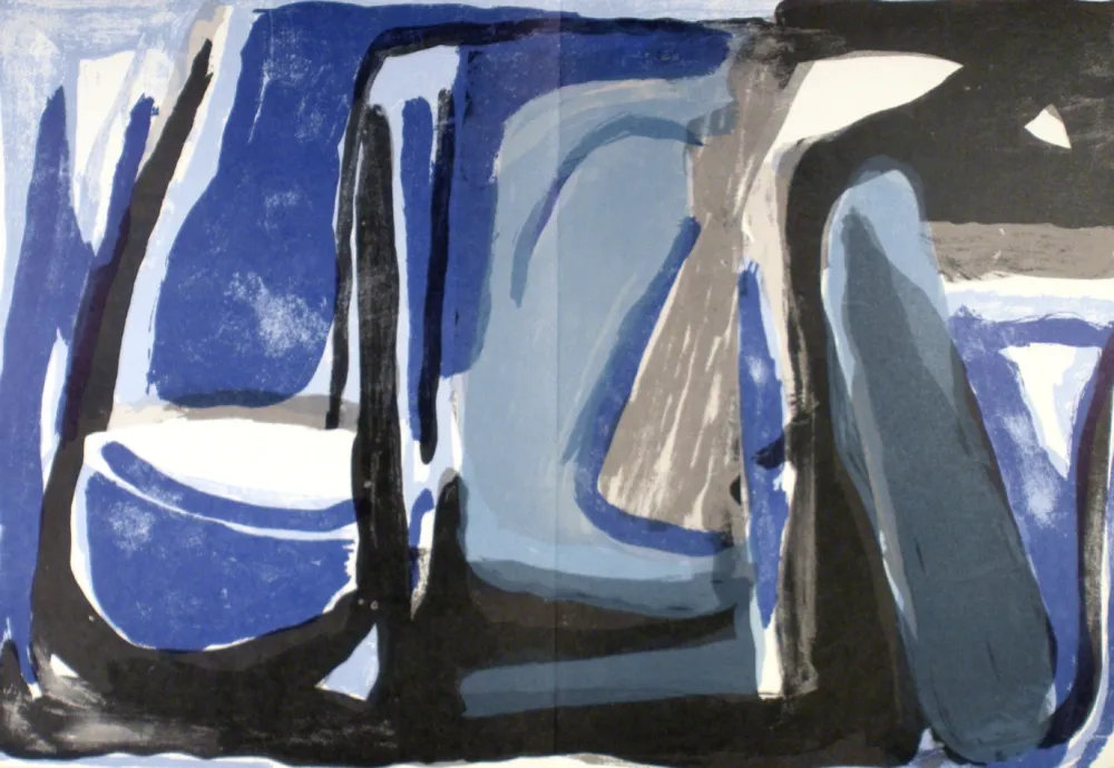 石版画 Van Velde - Souvenir Duthuit