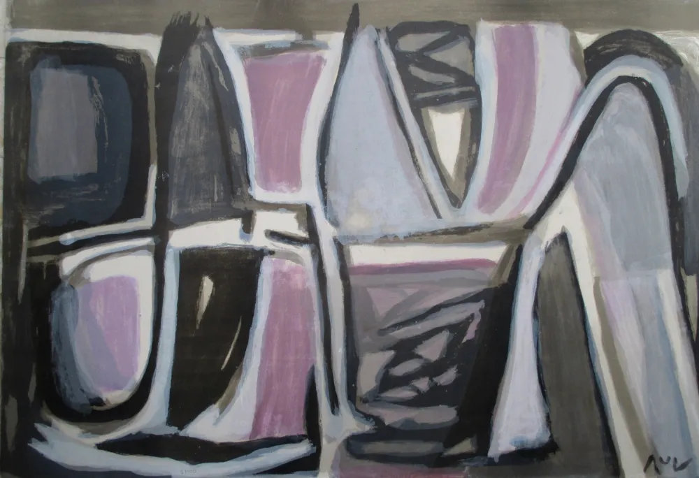 石版画 Van Velde - Spleen