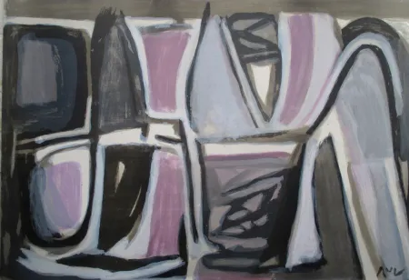 石版画 Van Velde - Spleen