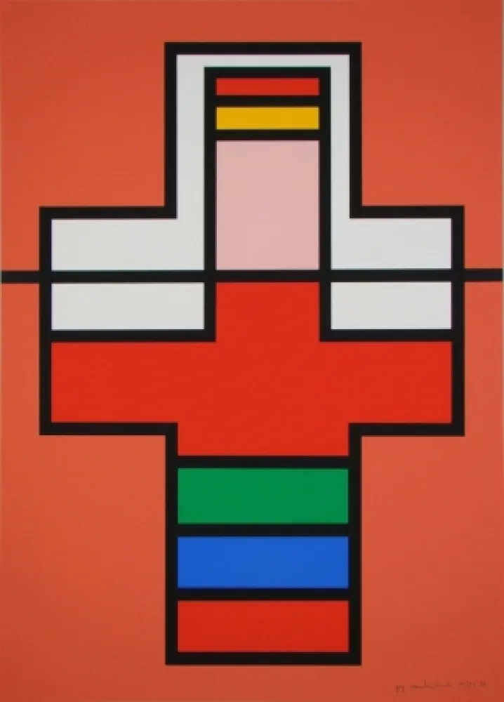 丝网印刷 Vandenbranden - Composition, 1988