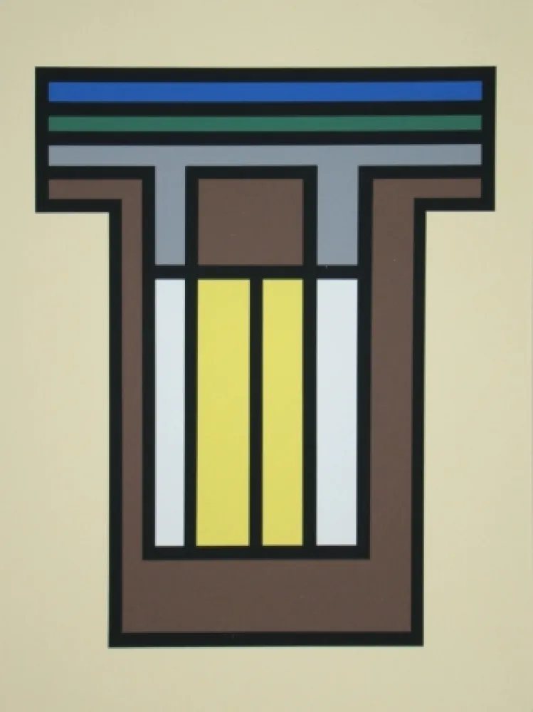 丝网印刷 Vandenbranden - Composition - Grafiek der Grenzen