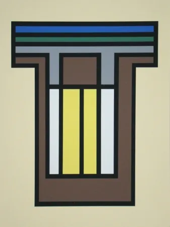 丝网印刷 Vandenbranden - Composition - Grafiek der Grenzen