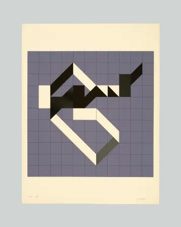 丝网印刷 Varisco - Random walks (Tav. B)