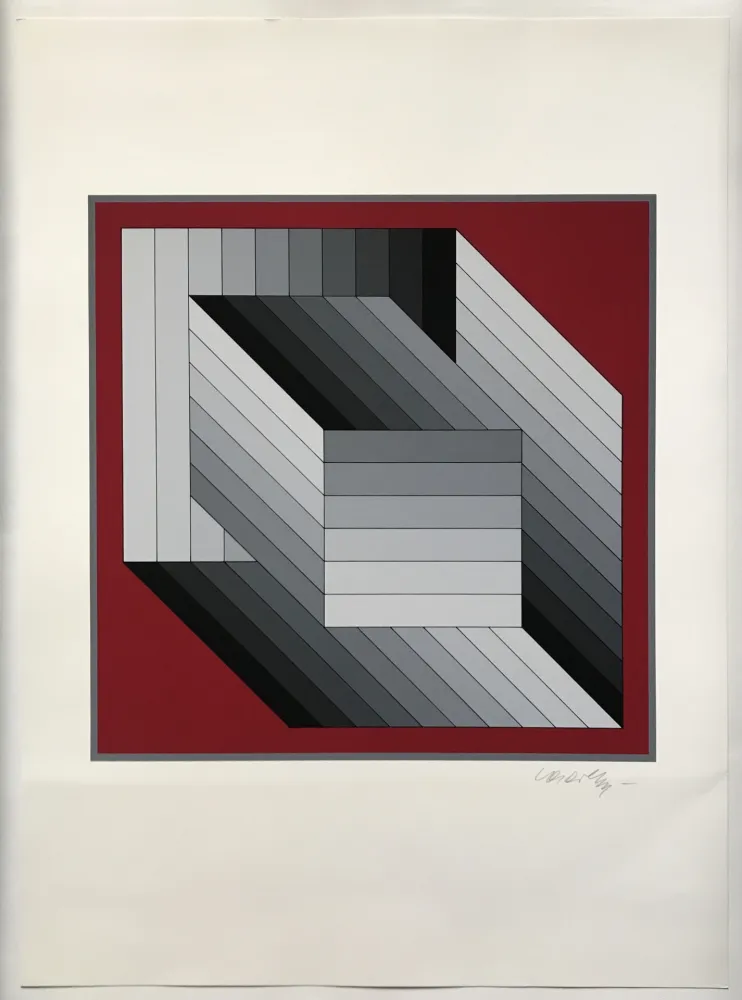 丝网印刷 Vasarely - 35 ans après