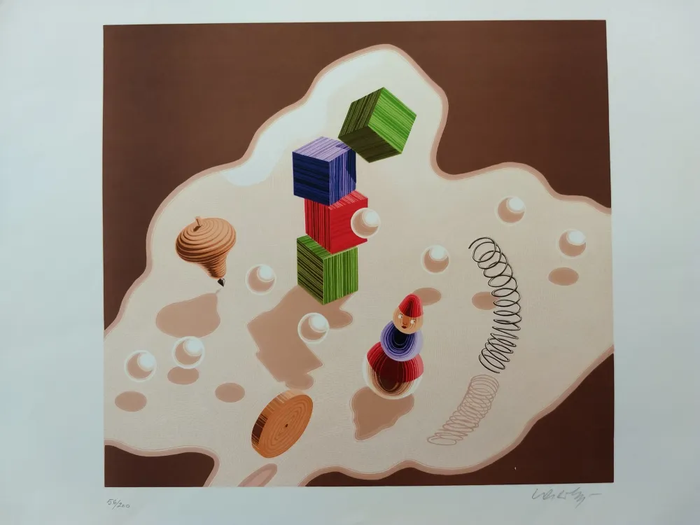 石版画 Vasarely - 56/200