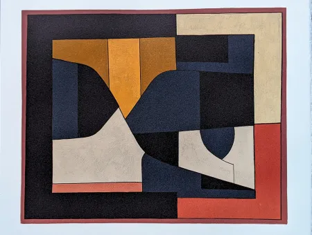 石版画 Vasarely - Ailho / Octal, 1972