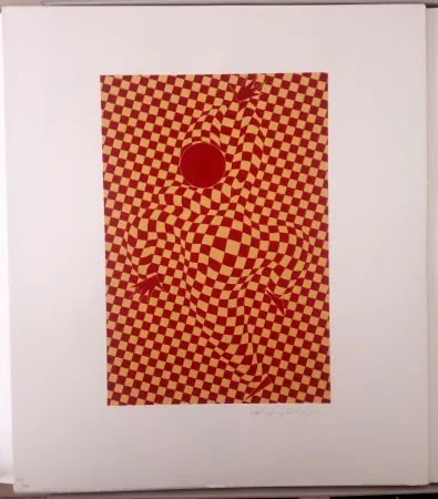 石版画 Vasarely - Arlequin 